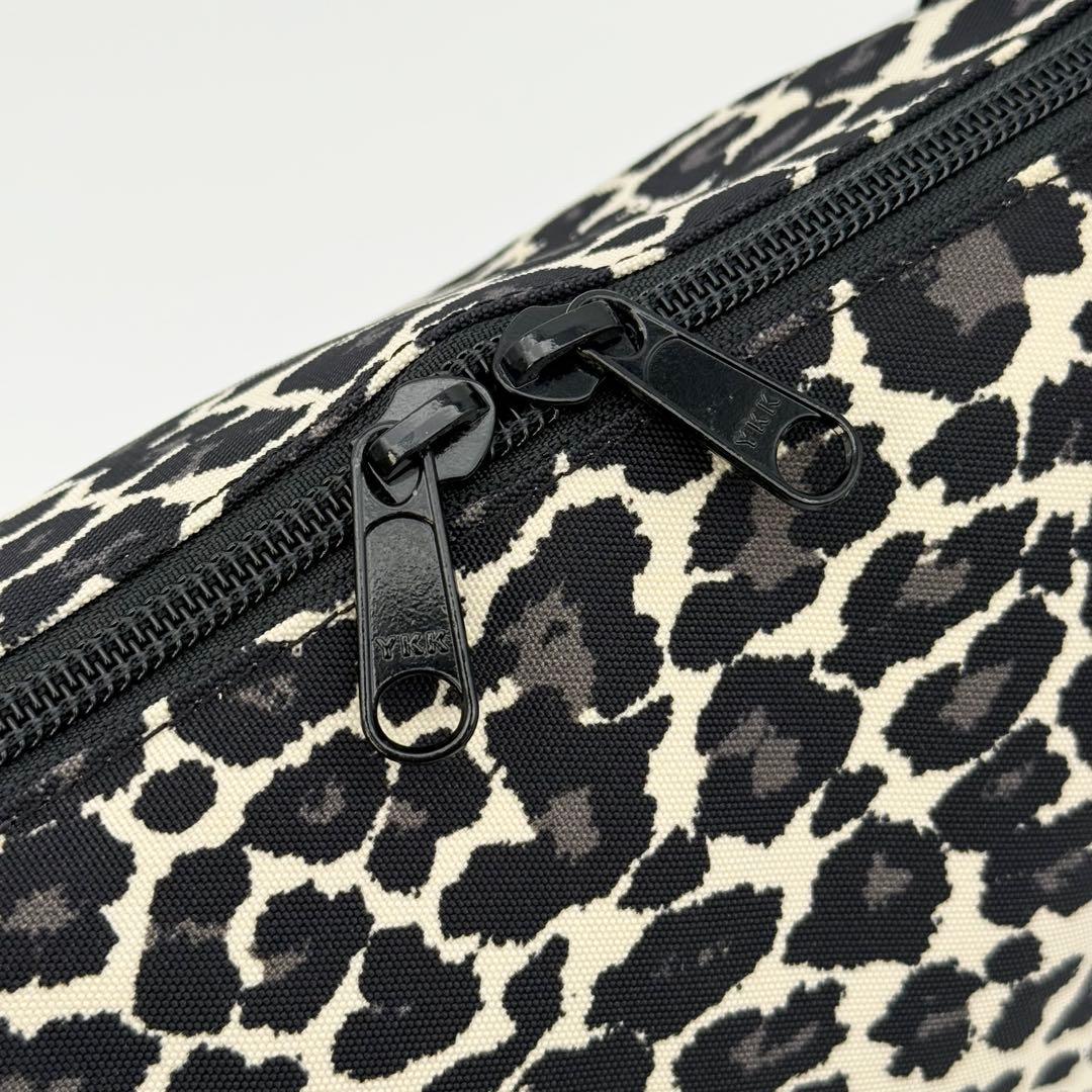 【極美品】エルベシャプリエ 2885F 舟型ショルダーバッグ S パンサーブラン