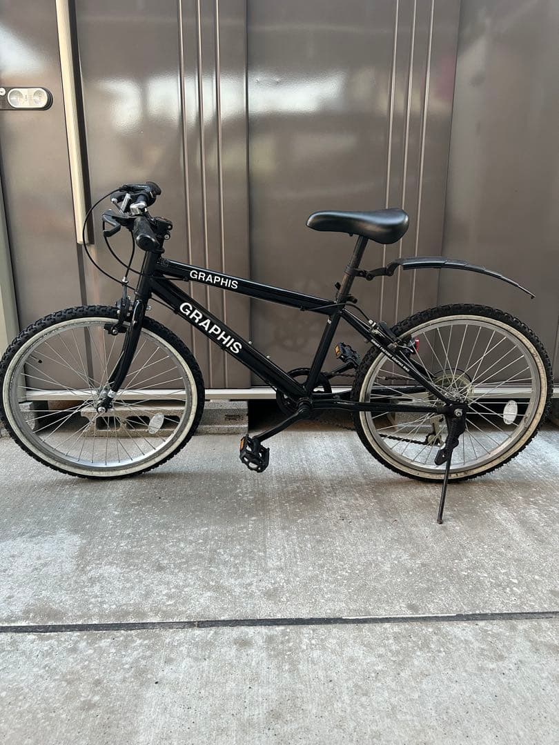 【やまうちゆうた】GRAPHIS キッズ自転車 黒