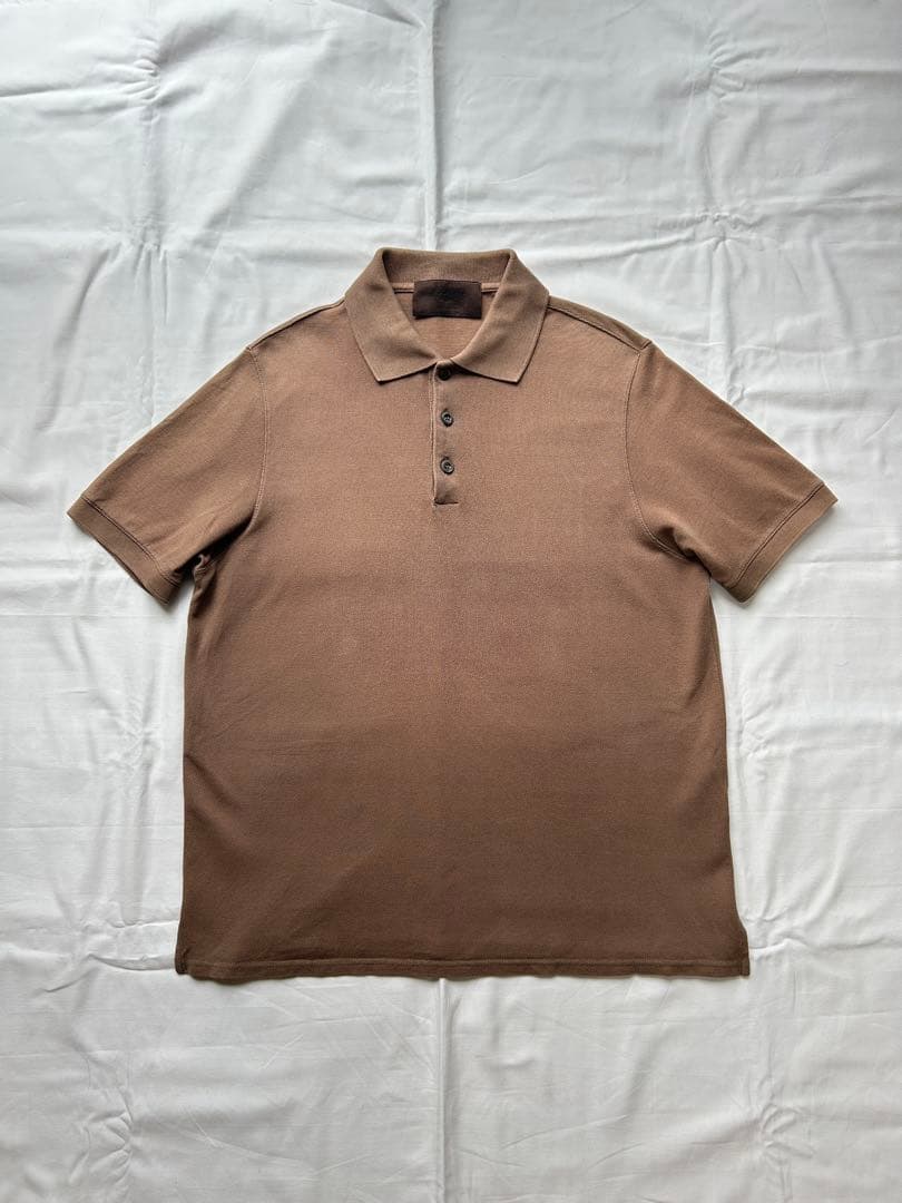 トップス 90s prada polo shirt (M) brown