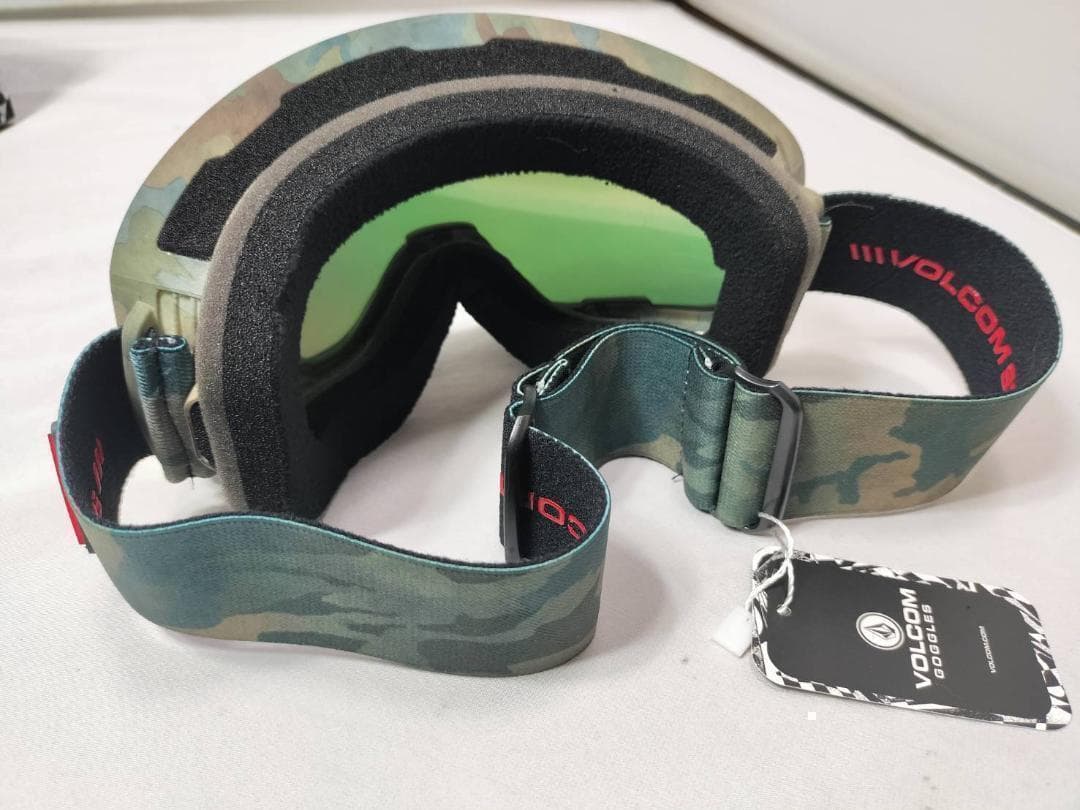 最上位モデル　ボルコム　　オデッセイ スノーゴーグル カモ　マグネット式