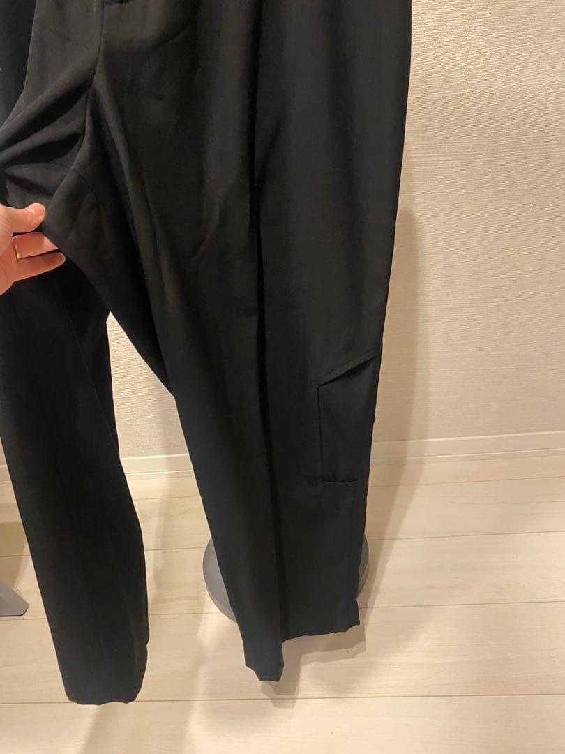 YOHJI YAMAMOTO 黒 サルエルパンツ ゴムウエスト