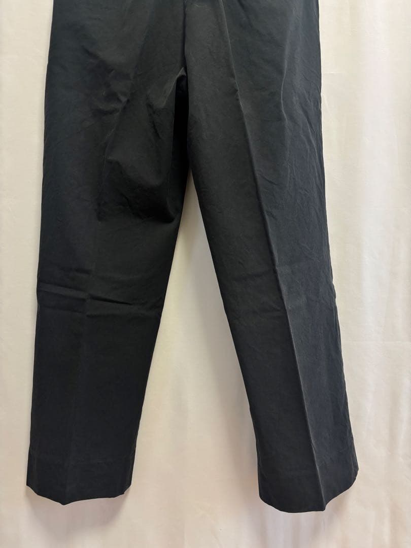 COMOLIコットンギャバ ウォッシュドパンツ NAVY 3