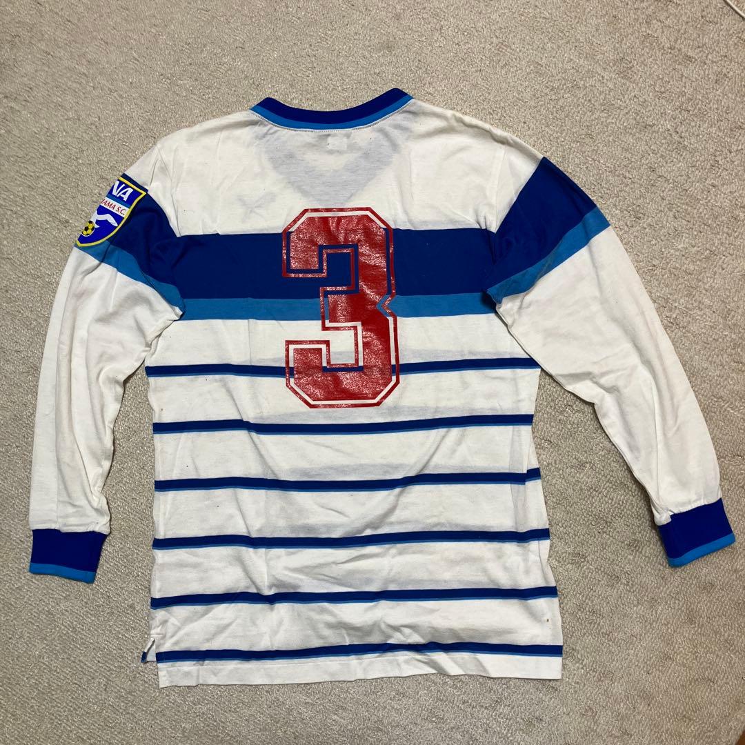 日本リーグ【超レア品】 全日空横浜FCユニホーム　 ANA ストライプ長袖シャツ