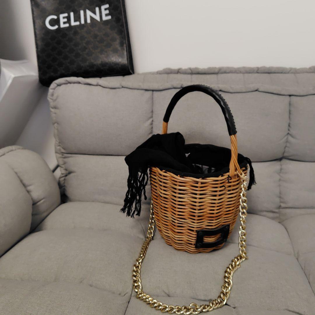 希望価格変更eb.a.gos エバゴス Mバスケットミニバーキン　オマケチェーン