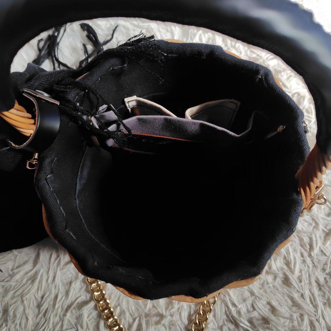 希望価格変更eb.a.gos エバゴス Mバスケットミニバーキン　オマケチェーン