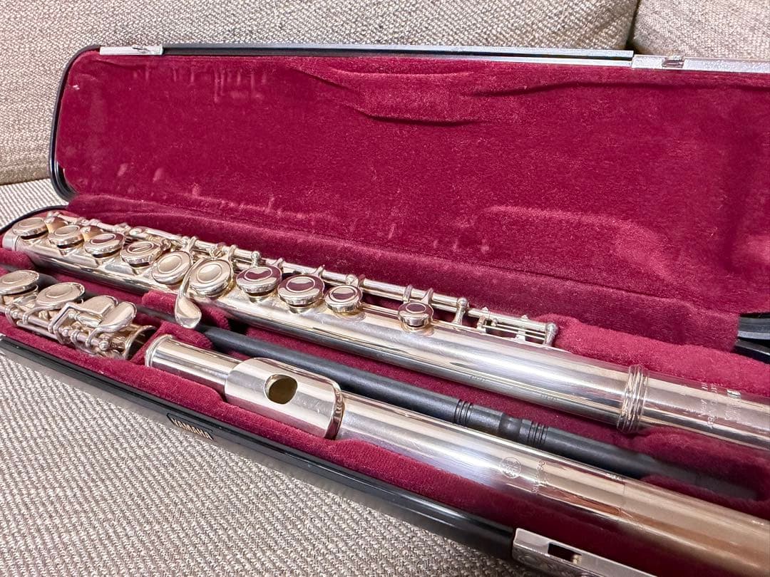 ⭐️頭部管銀製925YAMAHAフルートYFL-311Ⅱ 調整済み！すぐ演奏可です