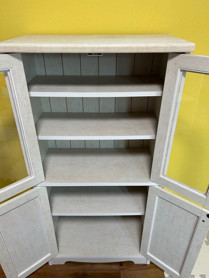 ニトリ　キャビネット　リズバレー　食器棚