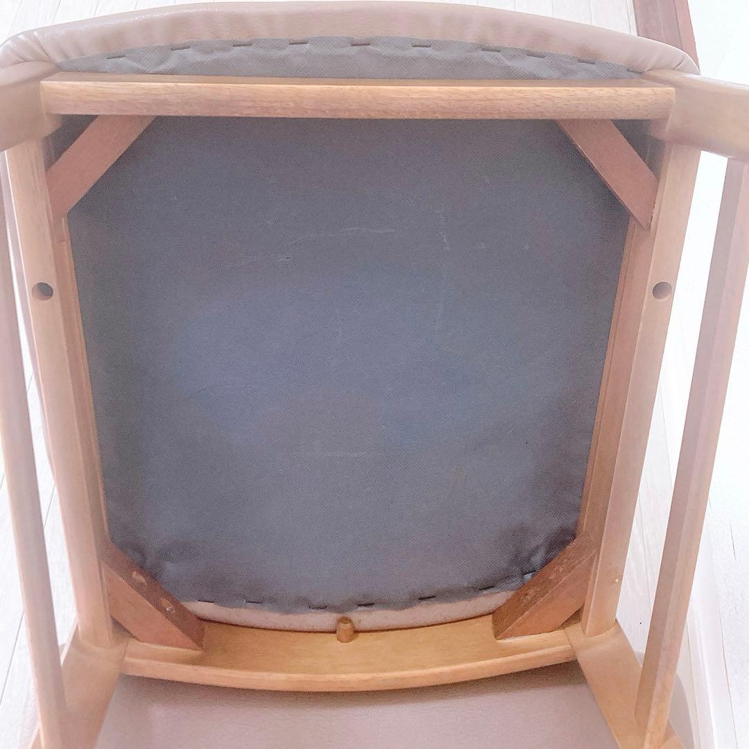 カリモク家具 ダイニングチェア 2脚セット オーク材 国内生産 高級家具 レトロ