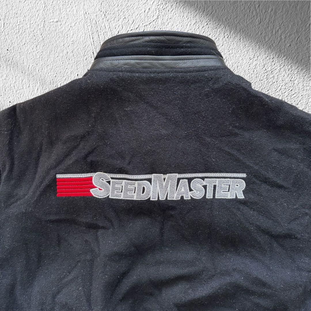  SPORTSWEARスタジャン企業系アワードジャケット袖革L古着