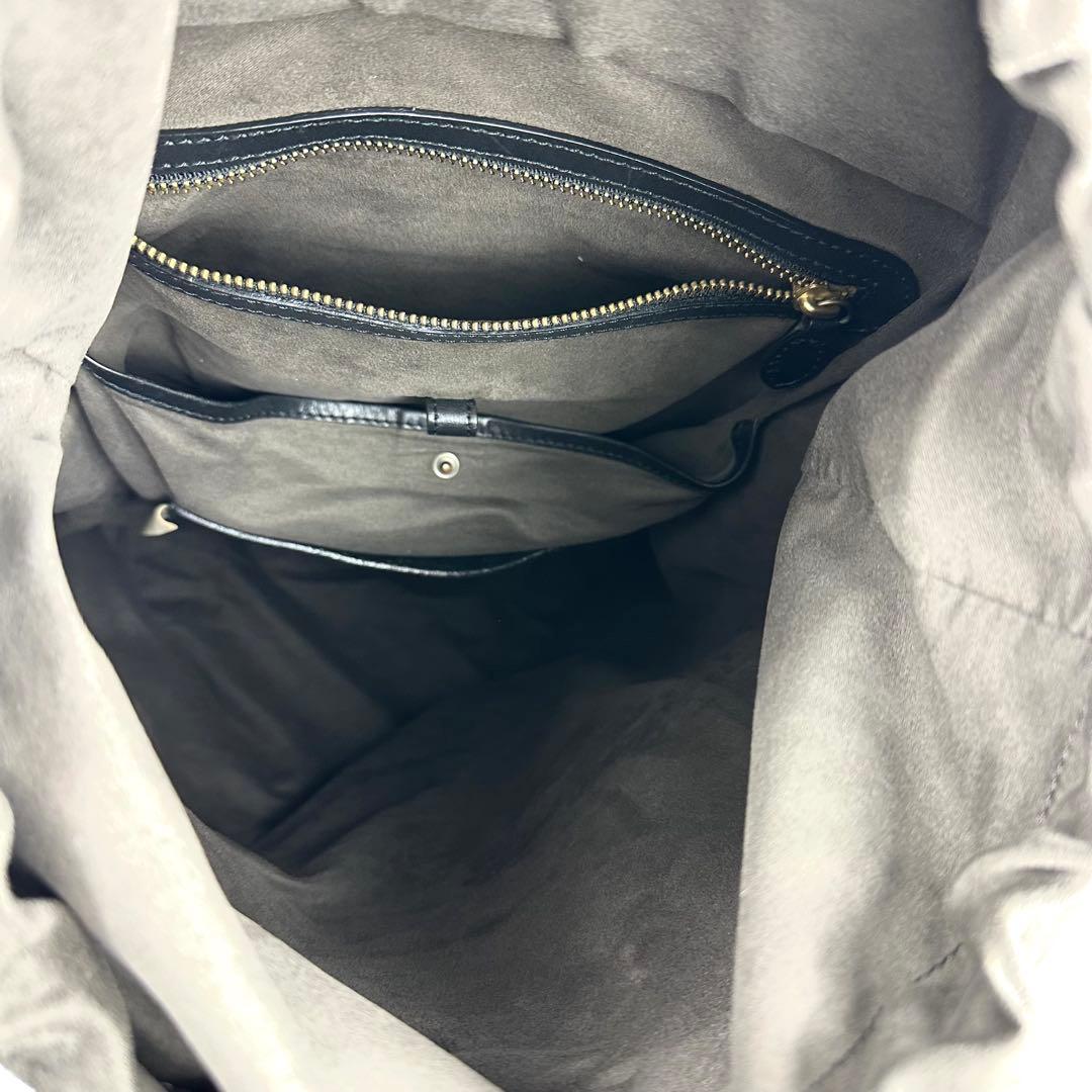 【専用】 ペッレモルビダ エスプローラ リュック バックパック レザー 黒 巾着