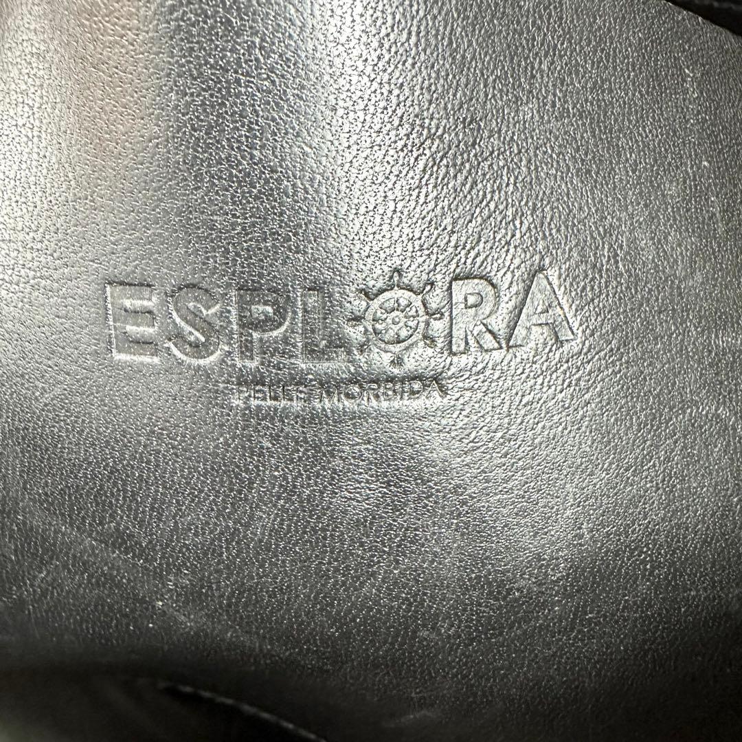 【専用】 ペッレモルビダ エスプローラ リュック バックパック レザー 黒 巾着