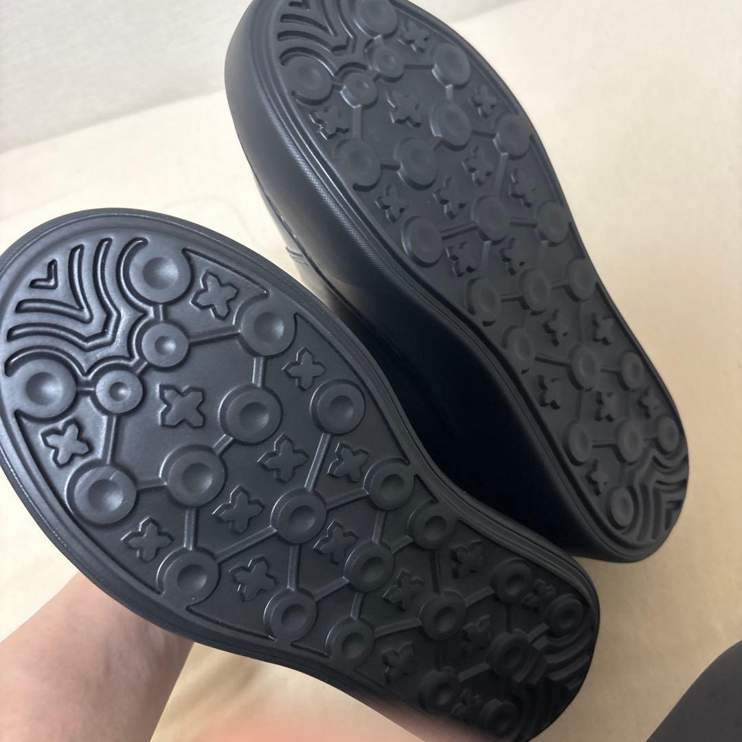 の*川様 マザーハウス　厚底グレー レースアップシューズ