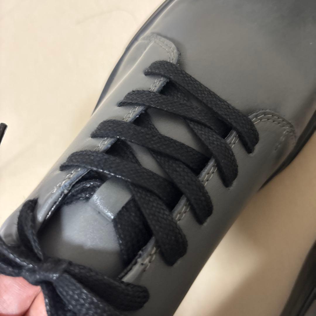 の*川様 マザーハウス　厚底グレー レースアップシューズ