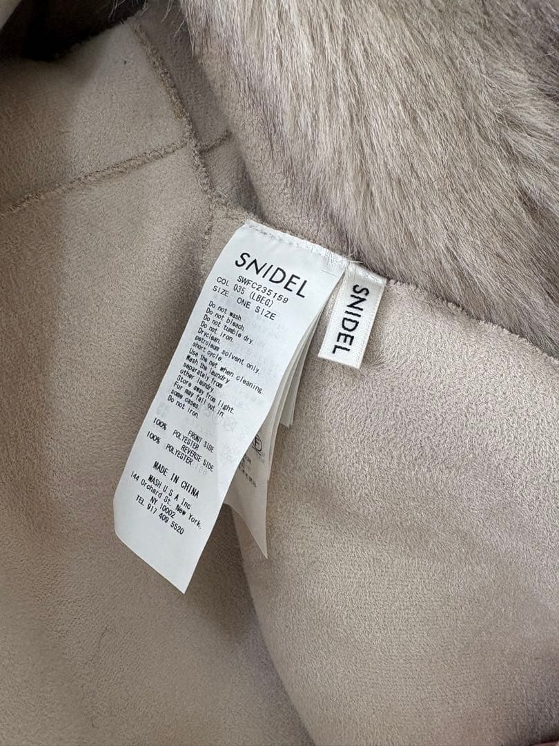 ミ*テ様 snidel ファーコート