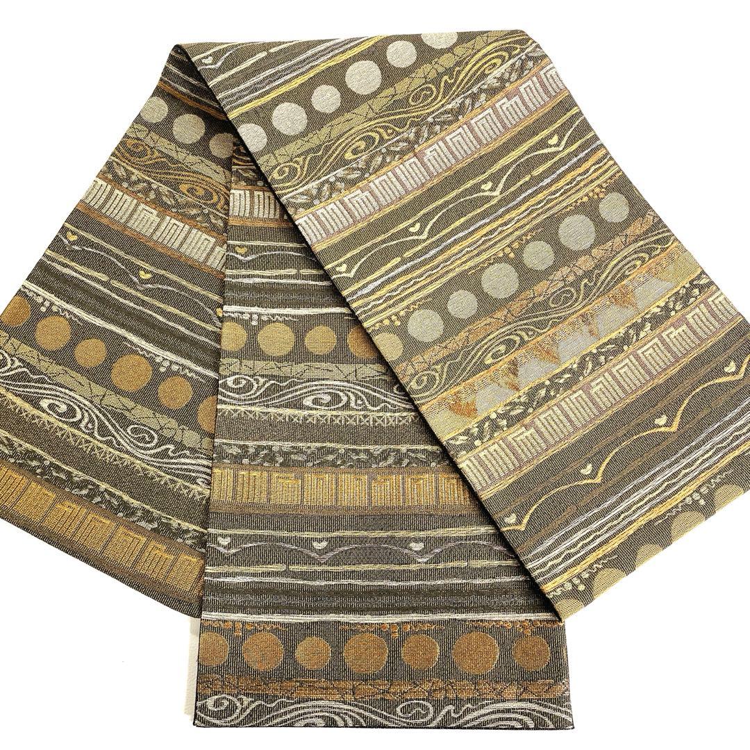 専用帯5114 ●誉田屋源兵衛謹製 高級 正絹 螺鈿細工 六通 袋帯