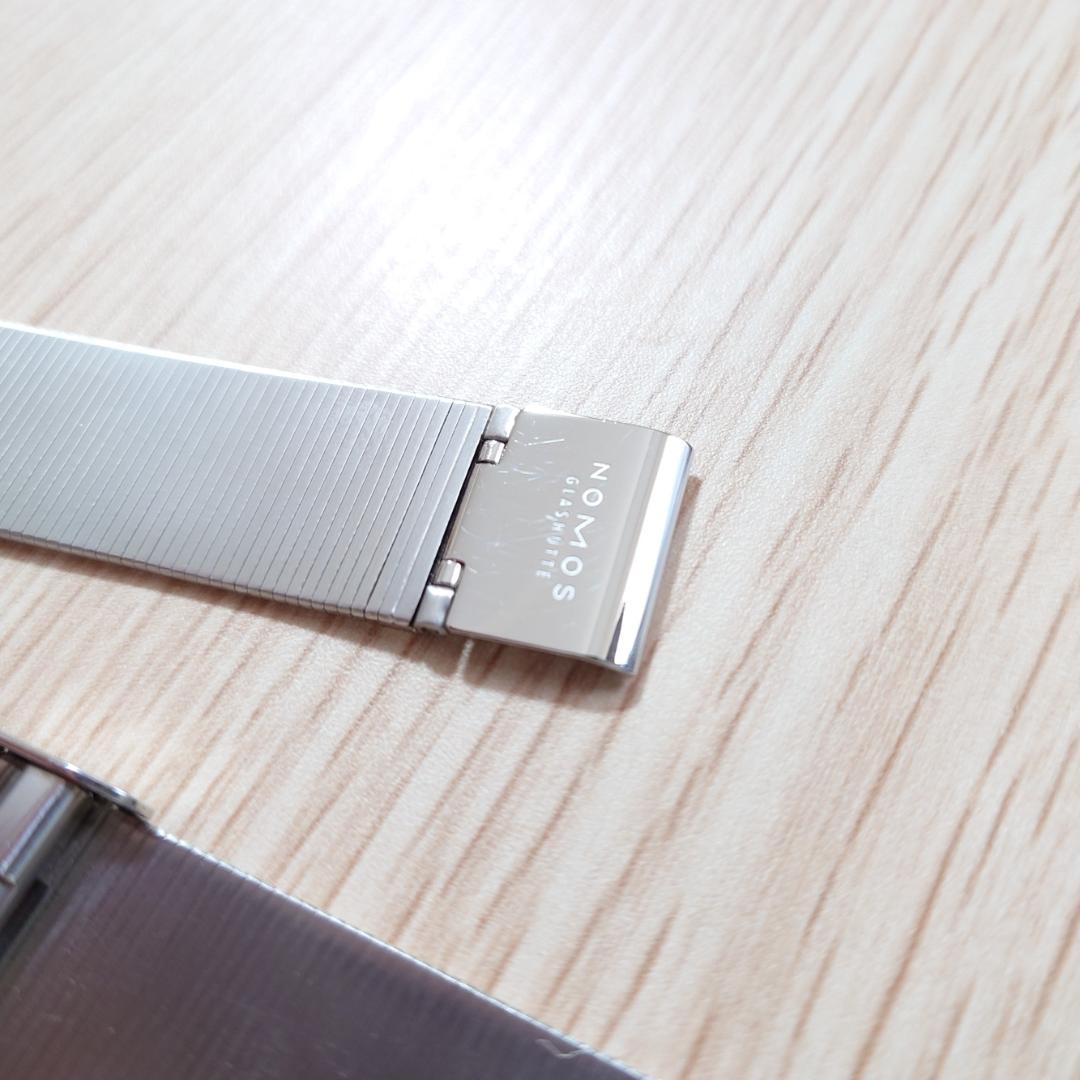 ノモス NOMOS メタルブレスレット 18mm、M