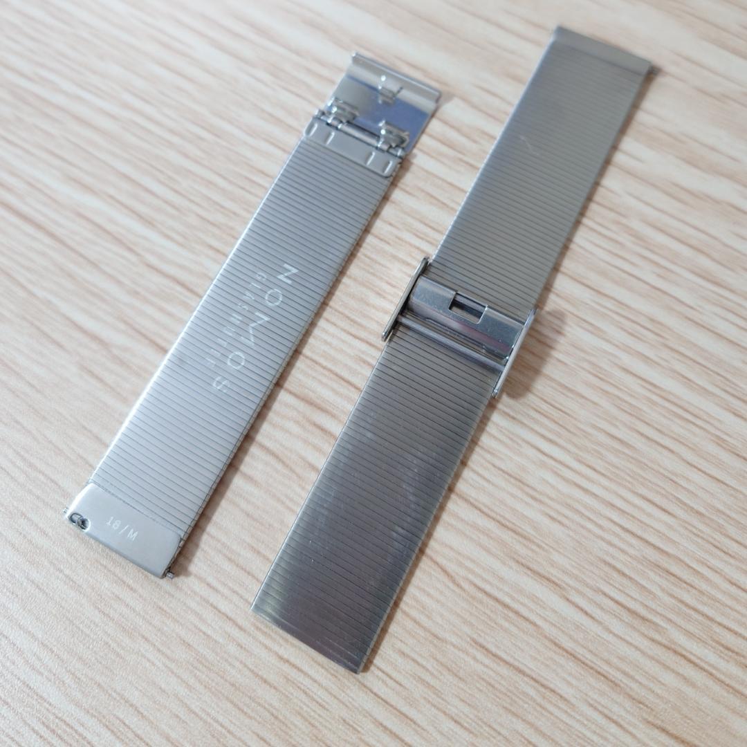 ノモス NOMOS メタルブレスレット 18mm、M