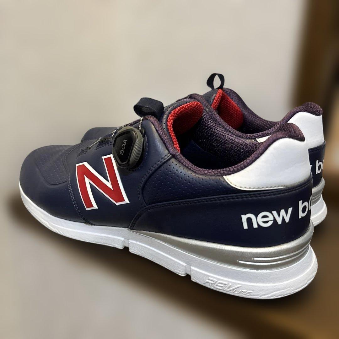 極美品　NEW BALANCE MGB574T2 ゴルフシューズ　27 BOA