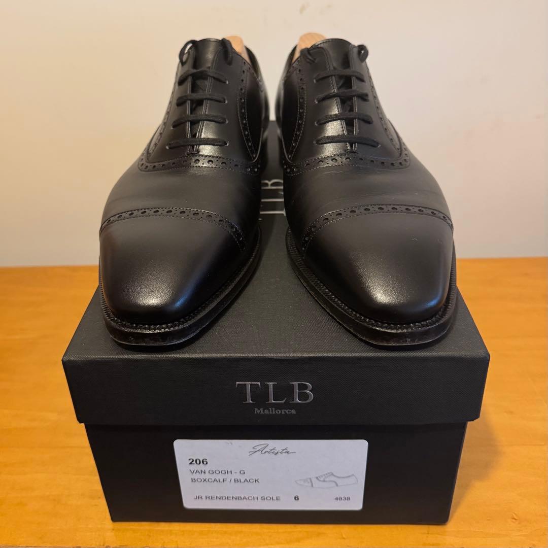 わ*い様 TLB Van Gogh ブラックドレスシューズ 206 UK6