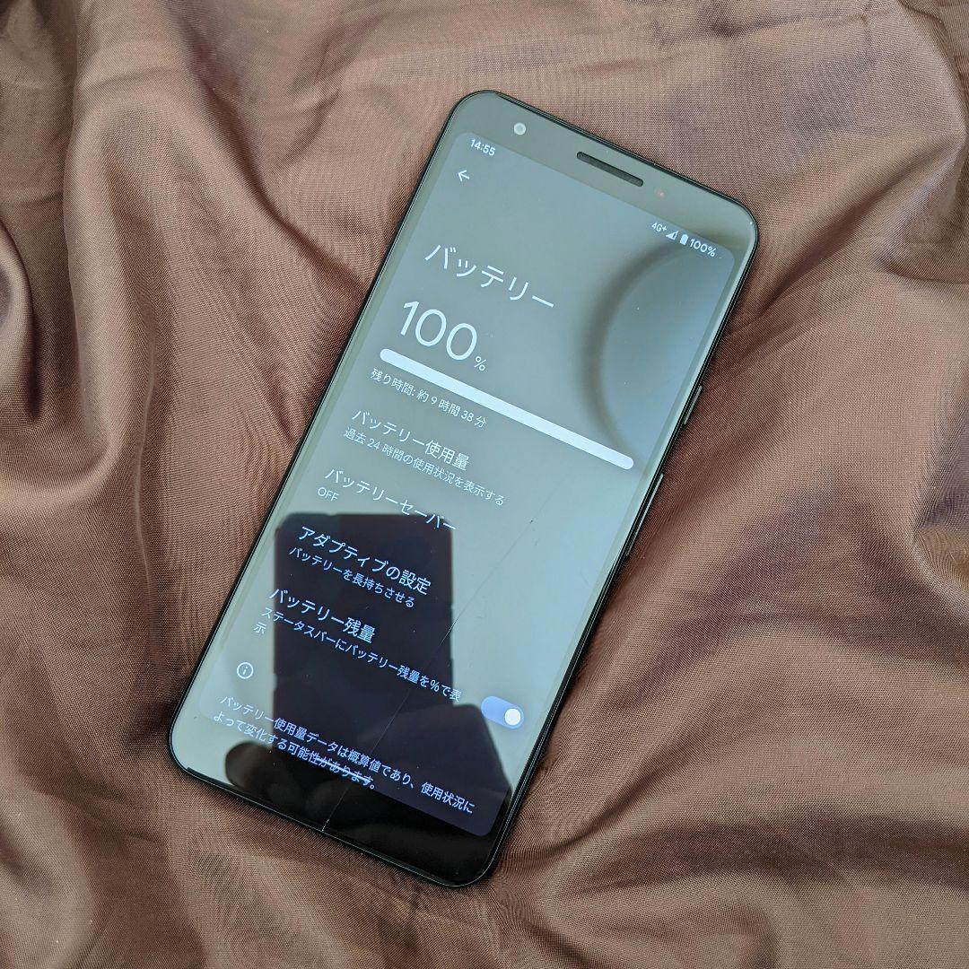 Google Pixel 3a　本体　SIMフリー　動作確認済み　ブラック　黒