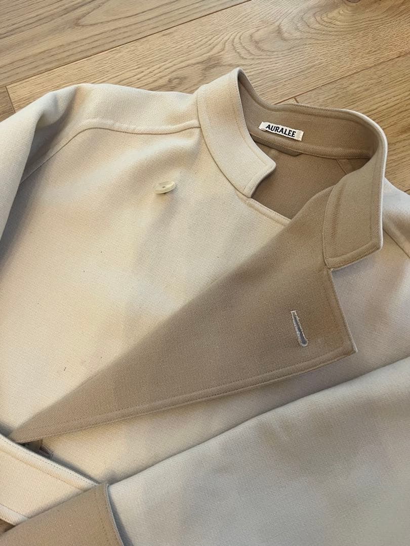 ジャケット・アウター AURALEE 20AW SUPER FINE MELTON LONG COAT