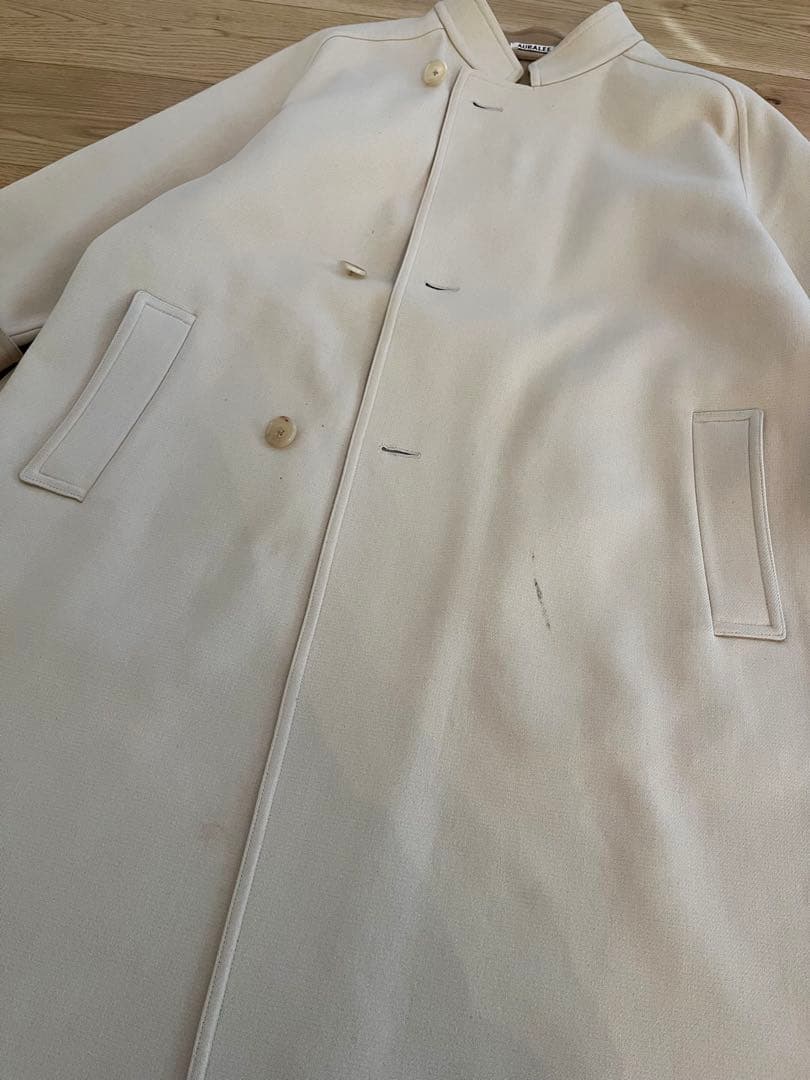 ジャケット・アウター AURALEE 20AW SUPER FINE MELTON LONG COAT