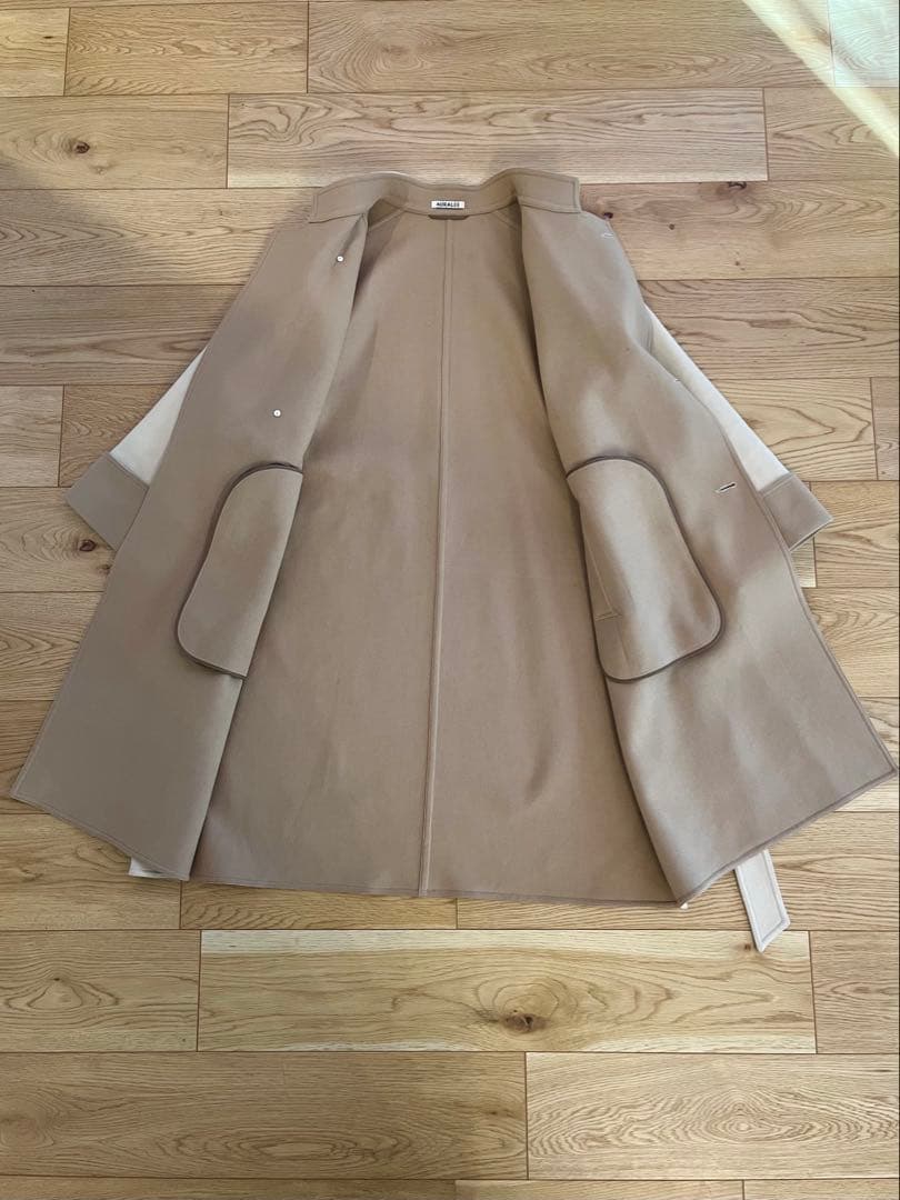 ジャケット・アウター AURALEE 20AW SUPER FINE MELTON LONG COAT