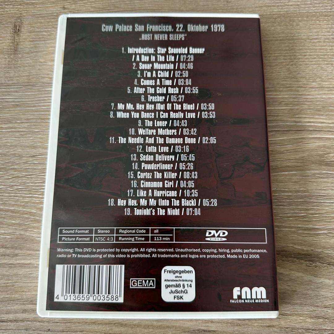 ニール・ヤング&クレイジー・ホース ラストネヴァースリープス LIVE DVD