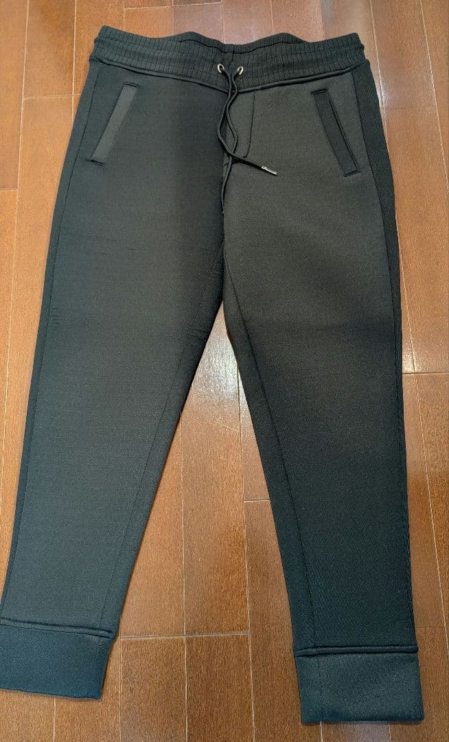 【新品】ムータマリン　ボンディング　リブパンツ ブラック S