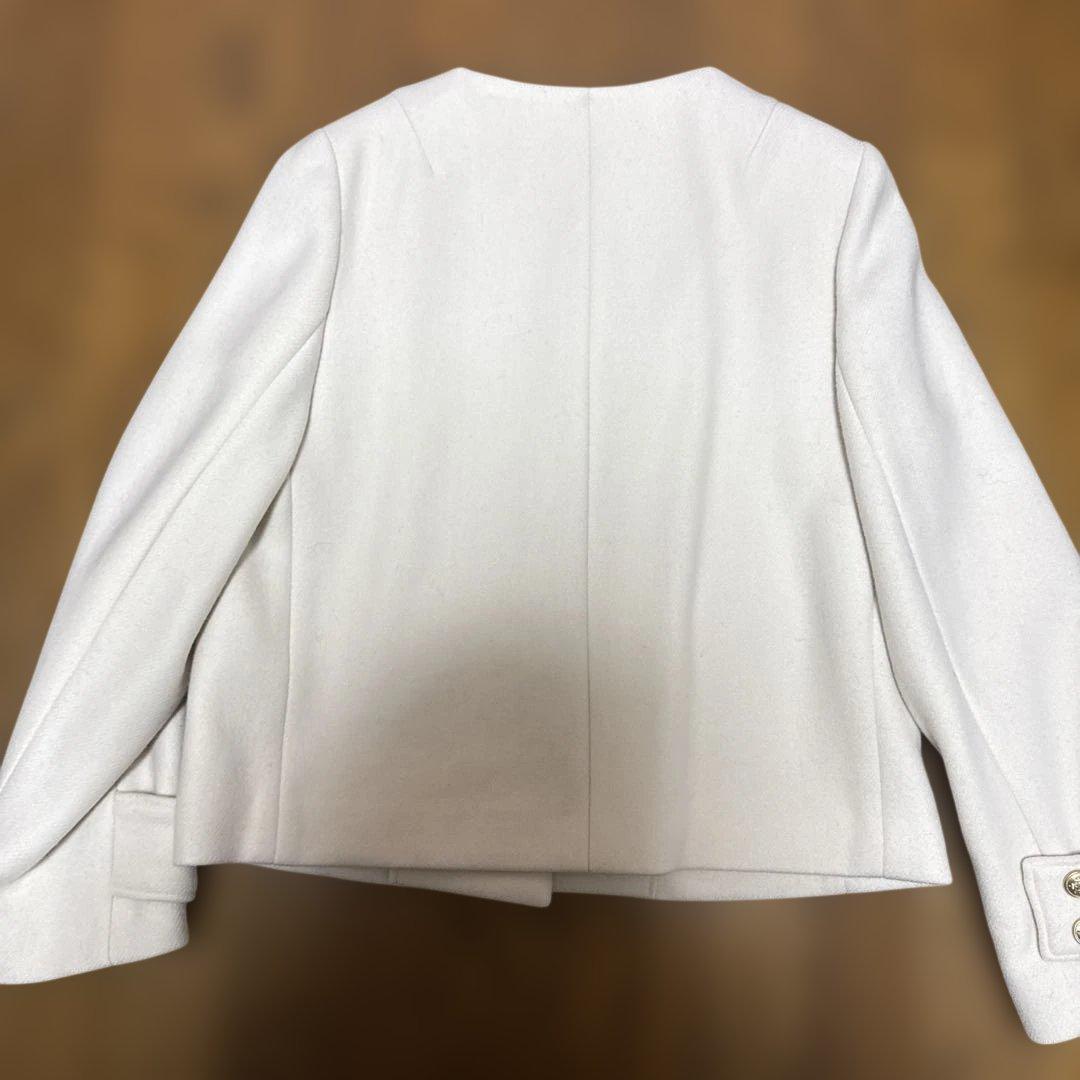 新品　アプワイザーリッシェ　ノーカラーショートコート　金釦　1 ジャケット