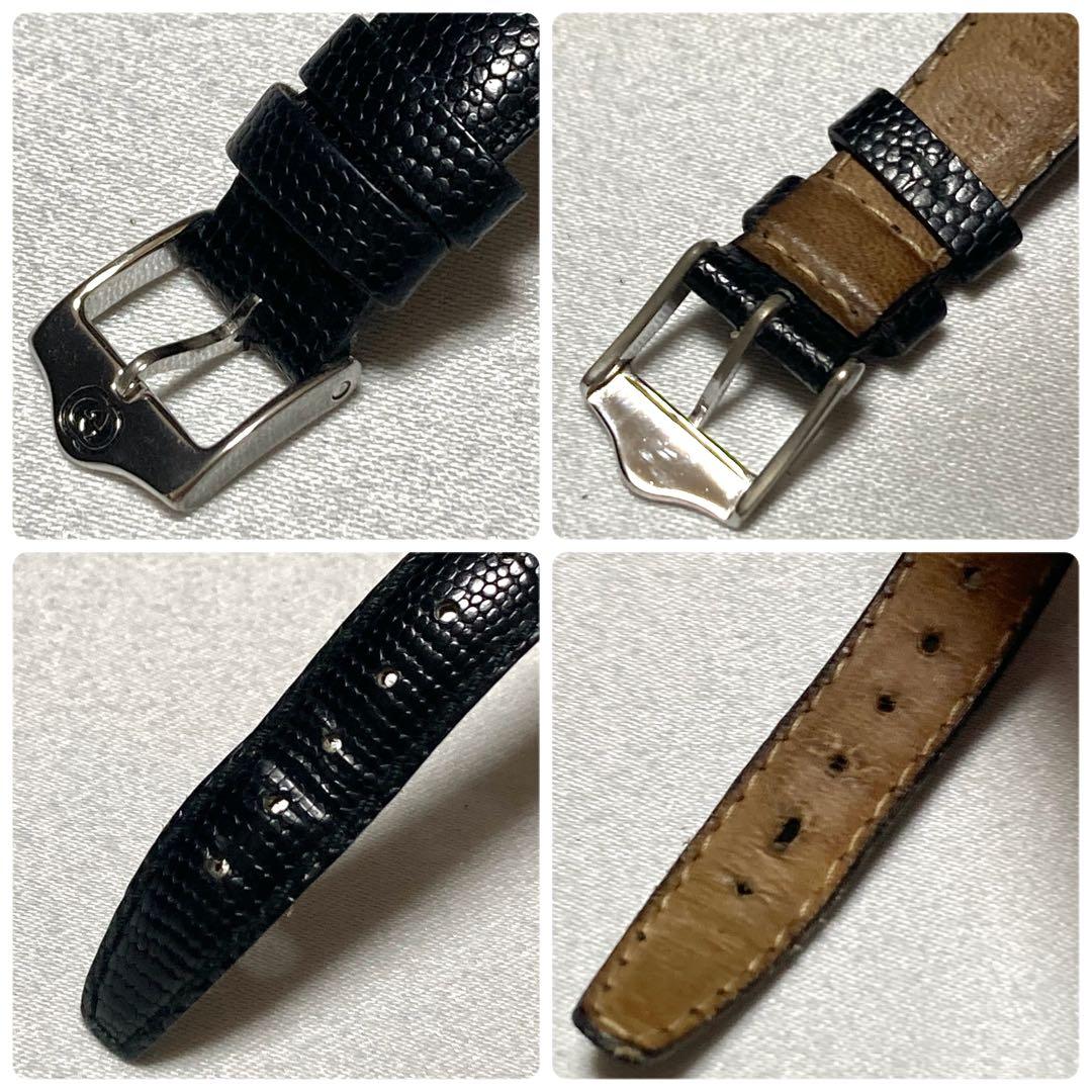 【新品電池/稼働】グッチ ホースビット 6300L 腕時計 シルバー 純正ベルト