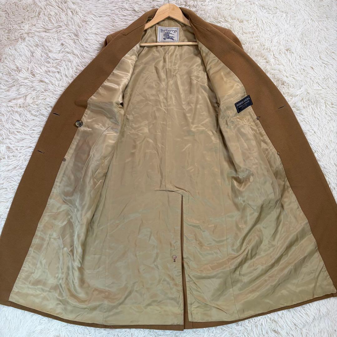 美品/L〜✨BURBERRY ダブルフェイス カシミヤ ダブルチェスターコート