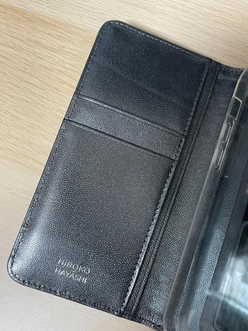 HIROKO HAYASHI　ジラソーレ　手帳型スマホケース【ブラック】