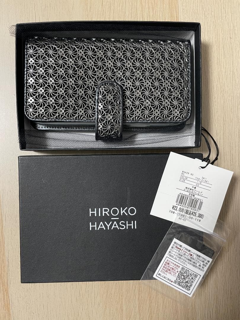 HIROKO HAYASHI　ジラソーレ　手帳型スマホケース【ブラック】