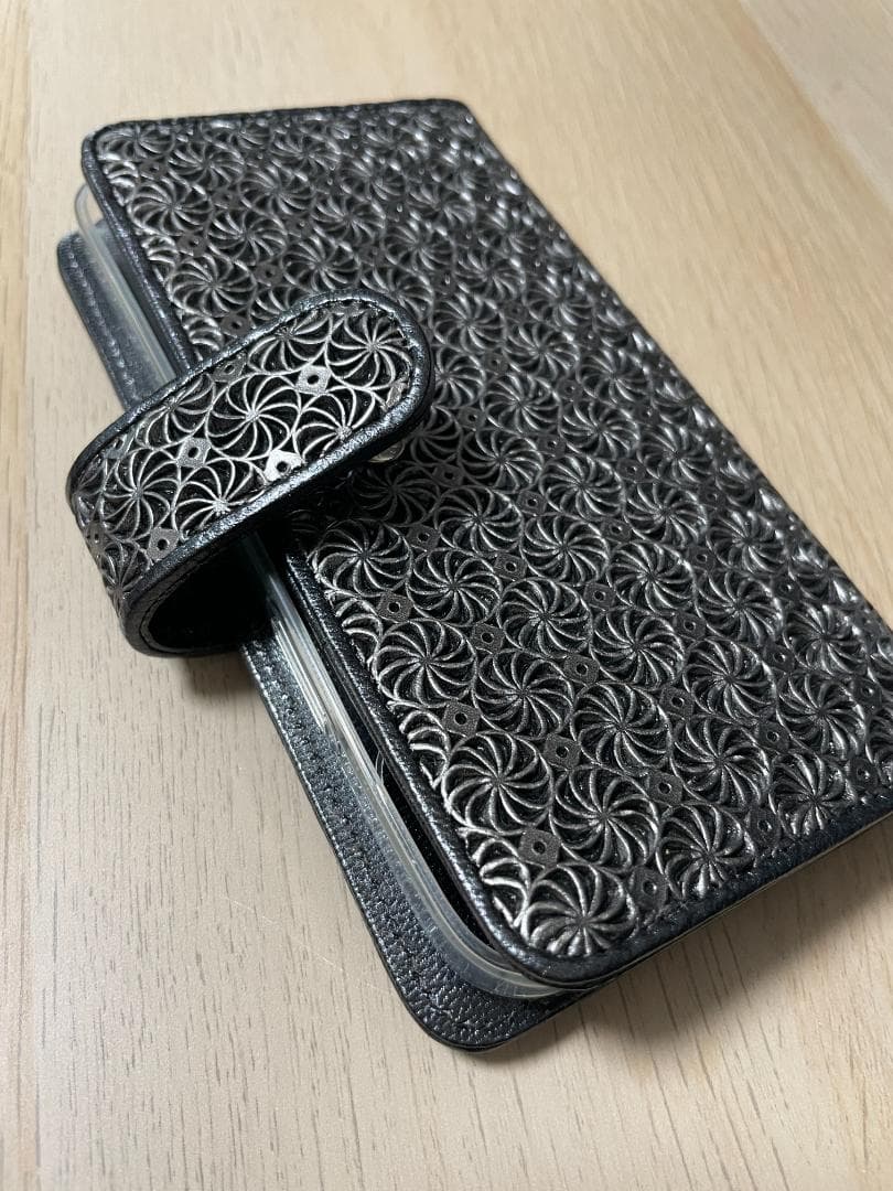 HIROKO HAYASHI　ジラソーレ　手帳型スマホケース【ブラック】