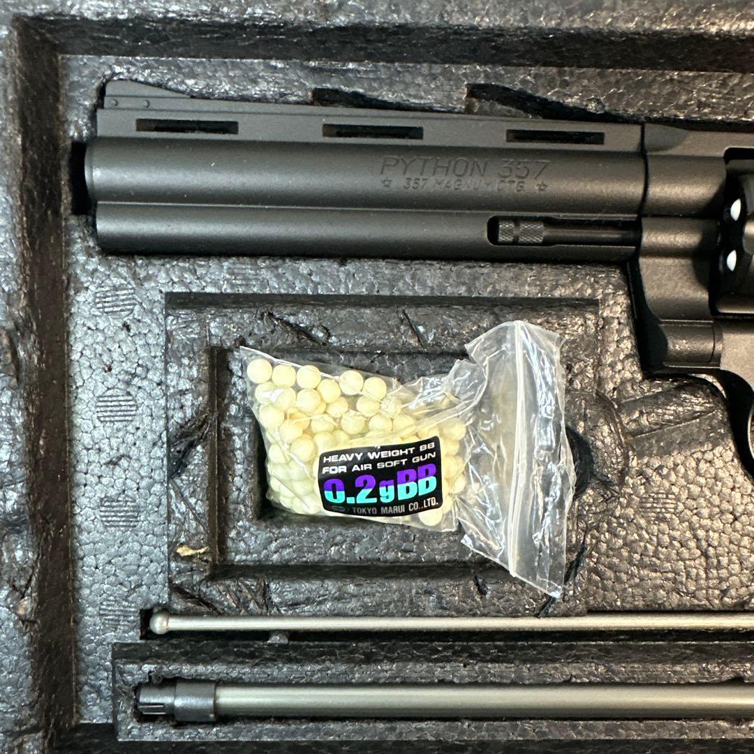 東京マルイ コルトパイソン 357マグナム 6インチ　ガスガン 24連射