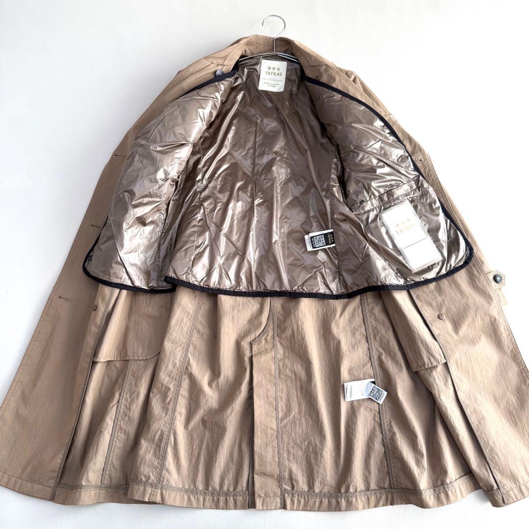 美品✨タトラス✨3wayナイロンコート　ダウンライナー　ブラウン　サイズM