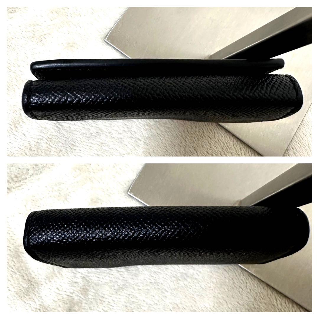 BURBERRY バーバリー TBロゴ 6連キーケース ブラック 黒 レザー