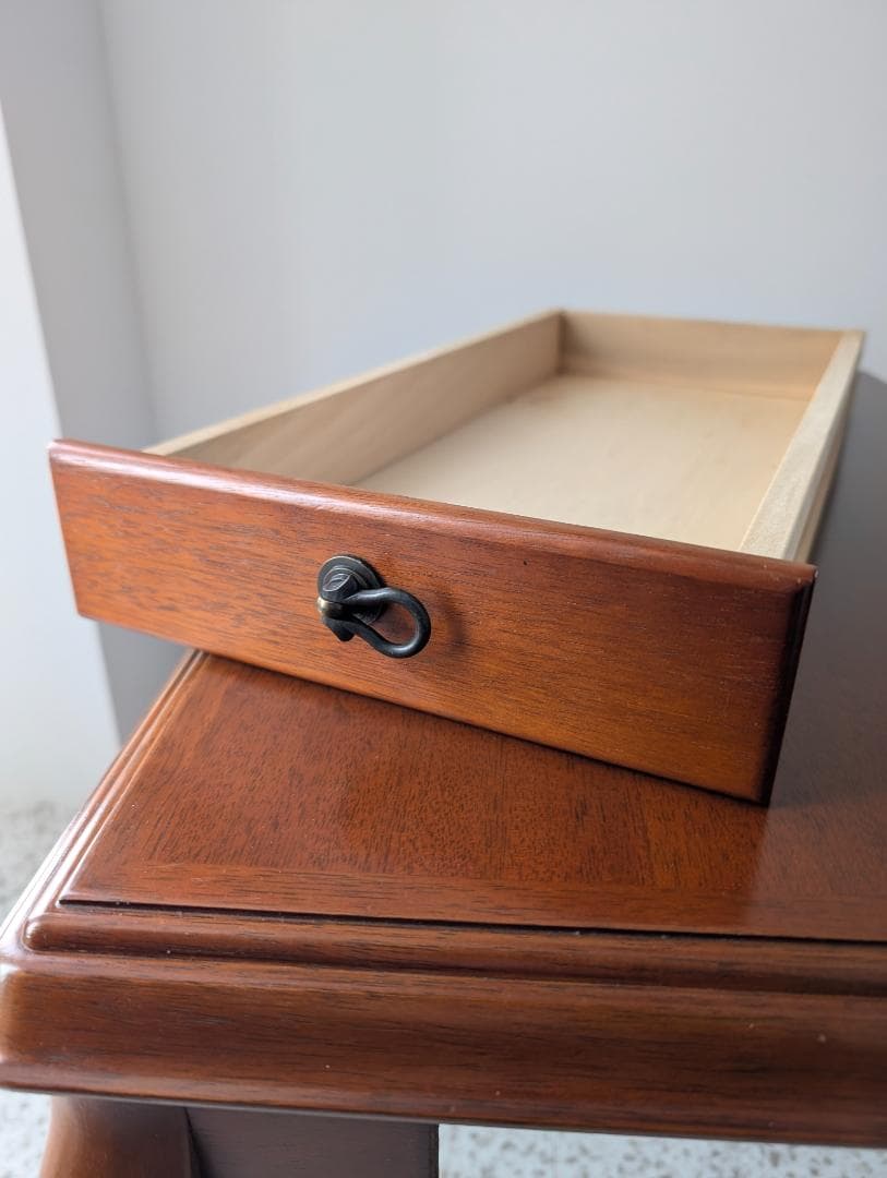 USED MARUNI マルニ ウッド サイドテーブル 猫脚 引き出し付き 廃番