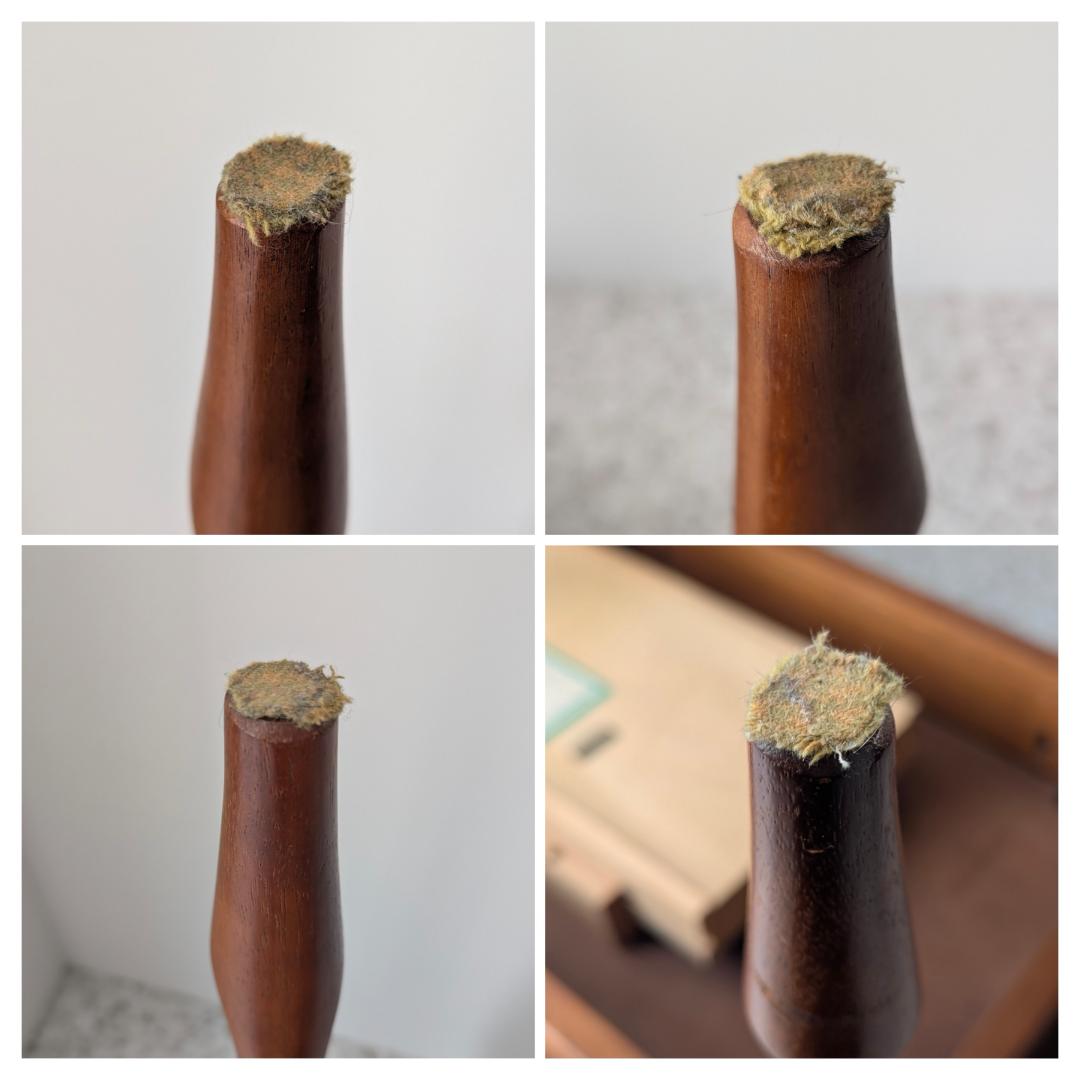 USED MARUNI マルニ ウッド サイドテーブル 猫脚 引き出し付き 廃番