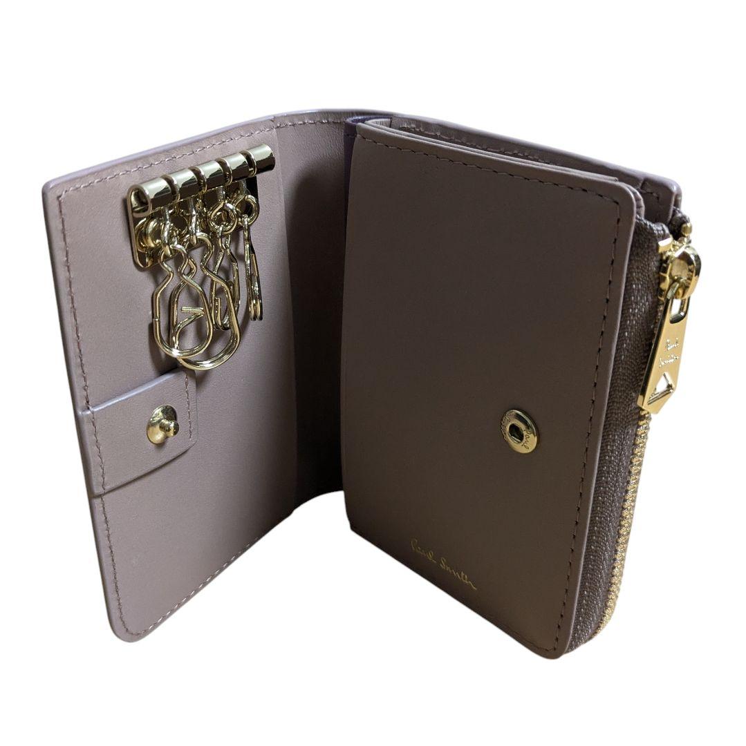 新品 ポールスミス キーケース ケース マーケトリーバニー トープ