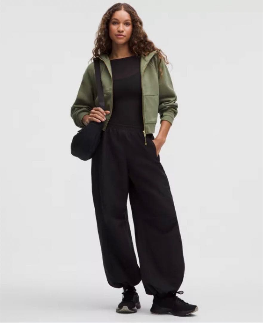 Scuba オーバーサイズ フルジップフーディ (グリーン・XS)