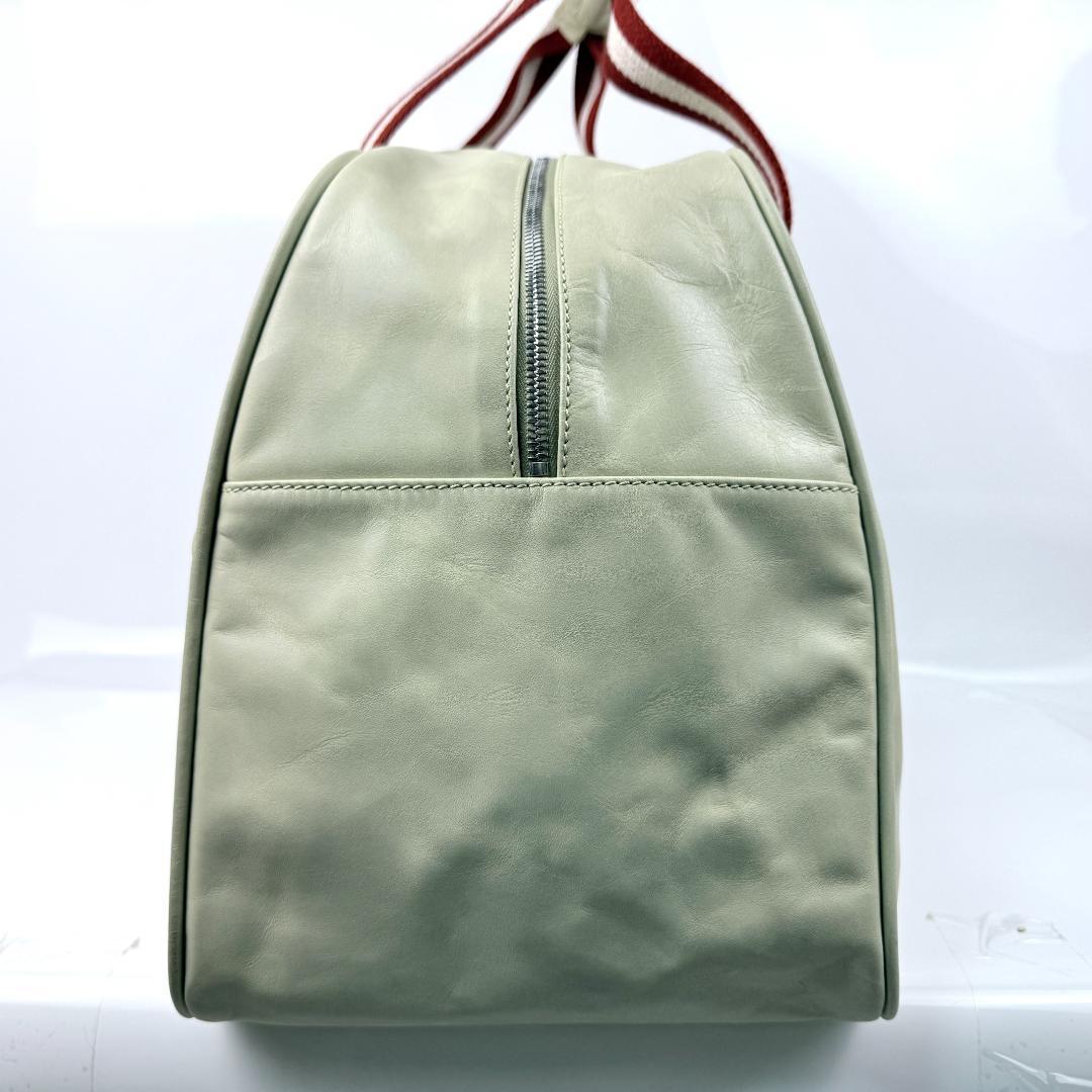 希少 バリー トレインスポッティング ボストンバッグ 2way レザー 白