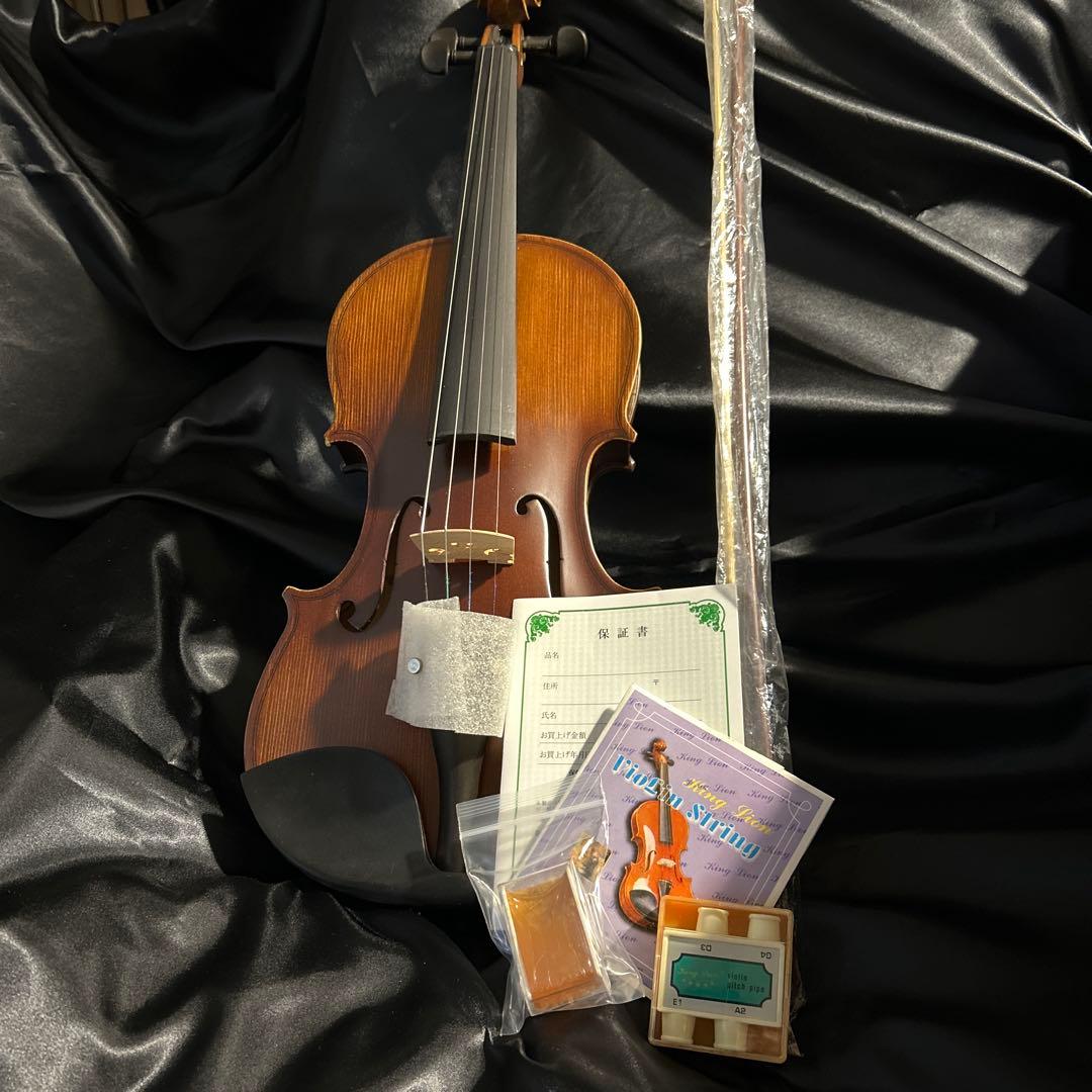 バイオリン　ハルシュスタット　セミハードケース付き。肩当て。