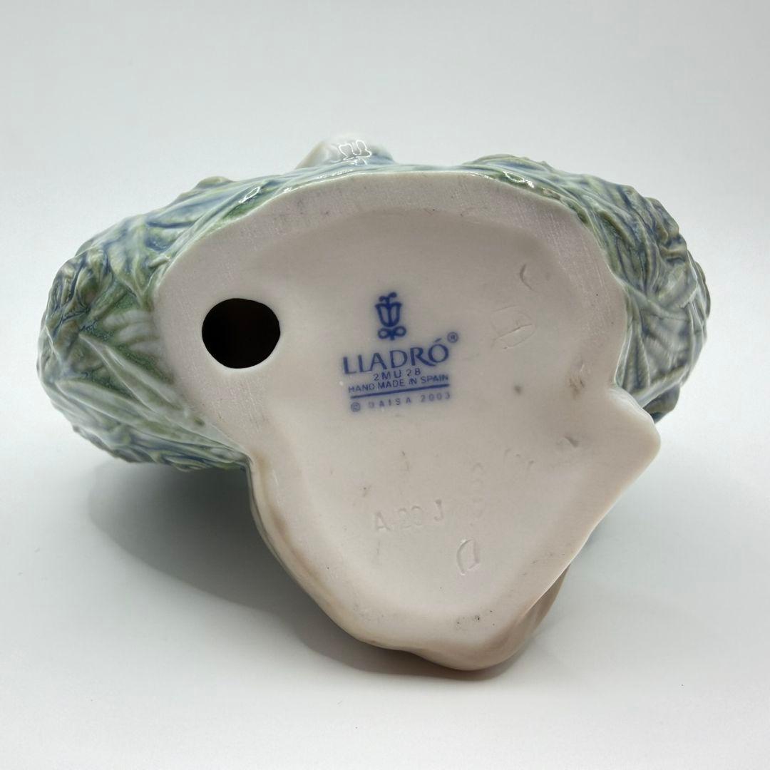 廃盤☆リヤドロ ナチュラルフレーム 仔犬 PUPPY 置物 陶器 LLADRO