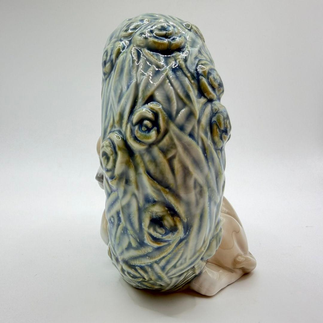 廃盤☆リヤドロ ナチュラルフレーム 仔犬 PUPPY 置物 陶器 LLADRO