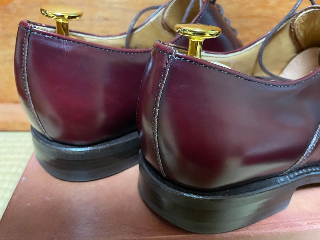 【美品】バーウィック 3577 ストレートチップ UK7 ダイナイトソール