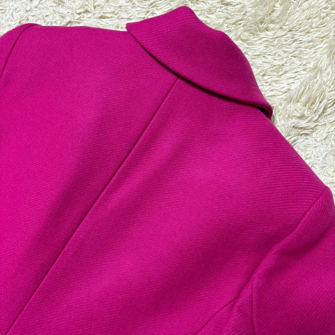 Nail　極美品ZARA MANTECO フクシア　ロングウールコート