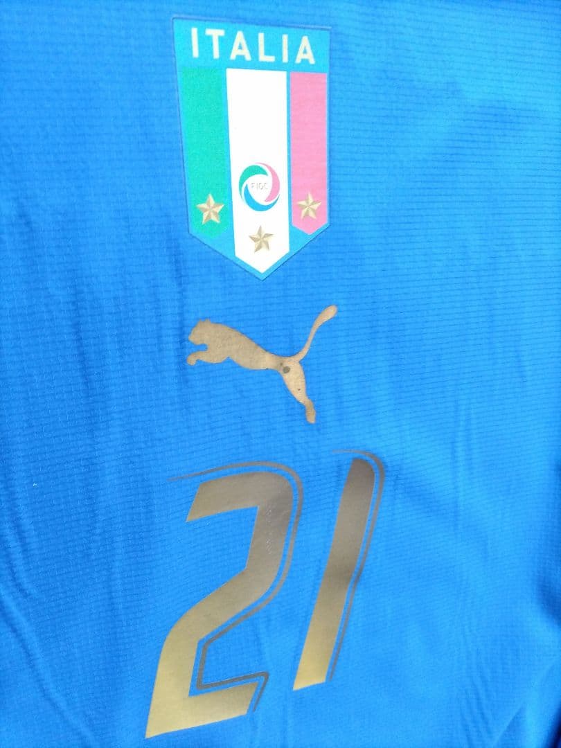 イタリア　ピルロ　ユニフォーム　代表　LLサイズ　オーセンティック　2006