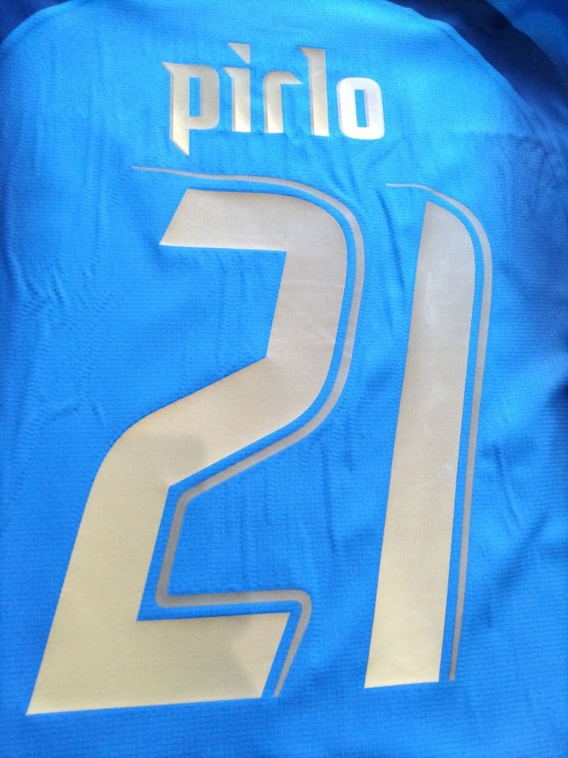 イタリア　ピルロ　ユニフォーム　代表　LLサイズ　オーセンティック　2006